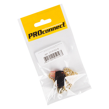 PROconnect Выключатель для настенного светильника с цепочкой 270 мм «Gold» индивидуальная упаковка 1 шт. 32-0102-9