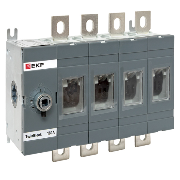 EKF Рубильник 160A 4P без рукоятки управления TwinBlock