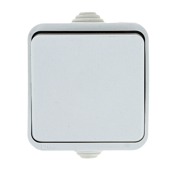 Купить EKF PROxima Прага Выключатель 1-клавишный 10А IP44 белый