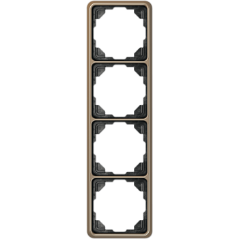 JUNG CD 500 Бронза Рамка 4-ая CD584GB