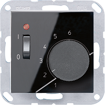 JUNG комнатный термостат, чёрный TRA241SW