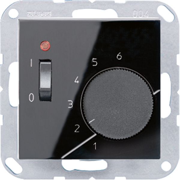 JUNG комнатный термостат, чёрный TRA241SW