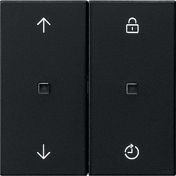 Gira Накладка управления жалюзи с функцией памяти System 3000 5363005