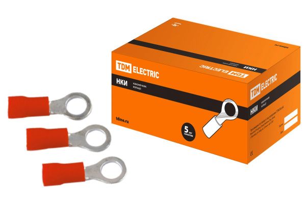 TDM Наконечник НКИ 1,25-4 кольцо 0,5-1,5мм (100шт) SQ0502-0001