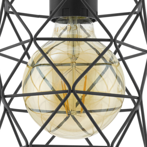 Купить Eglo 97065 Подвес ESTEVAU, 1х60W (E27), 145, H1100, cталь, темно-коричневый