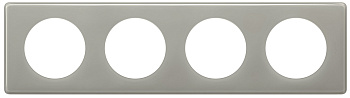 Legrand Celiane Серый глянец Рамка 4-я (2+2+2+2 мод) 066604