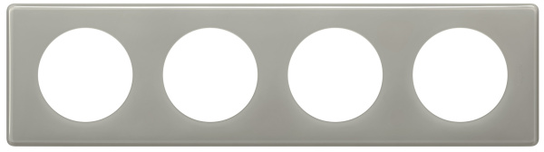 Legrand Celiane Серый глянец Рамка 4-я (2+2+2+2 мод) 066604