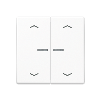 JUNG Клавиши для сдвоенной кнопки BCU, белый A595KO5MPWW