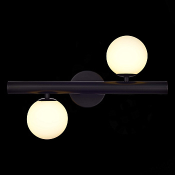 ST LUCE SL1185.401.02 Бра Черный/Белый G9 2*5W