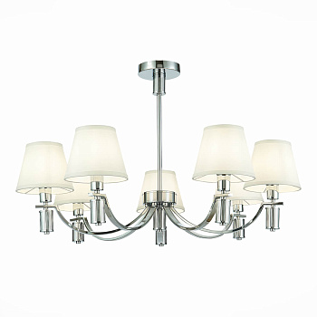 Evoluce SLE111303-07 Люстра подвесная Хром/Белый E14 7*40W