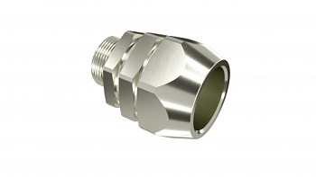 DKC Взрывозащищенная Ex e муфта мет.рукав в гладкой изоляции в оплетке-коробка. DN10 мм. M16х1,5. Никелированная латунь. IP66/67