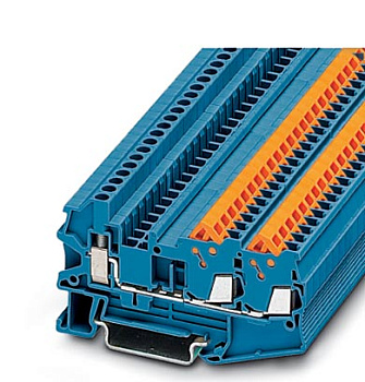 Phoenix Contact QTCU 1,5-TWIN BU Проходные клеммы 3050057