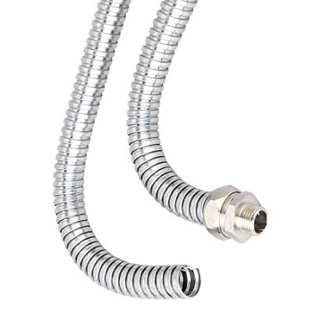 DKC Металлорукав из оцинкованной стали DN 20мм, Dвн 20,5 мм, Dнар 24,5 мм, IP40, 50м