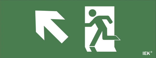 Купить IEK Самоклеющая этик. "Фигура/стр. вниз влево" ДПА IP20/54 IEK