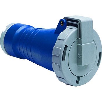 ABB C Розетка кабельная 216C4W, 16А, 2P+E, IP67, 4ч 2CMA166536R1000