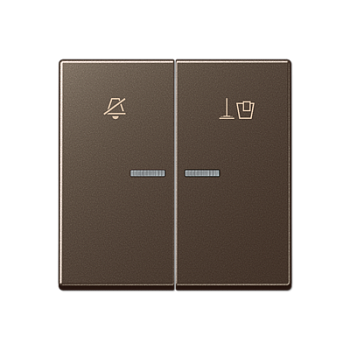 JUNG Клавиша для гостиничных выключателей 505KO5VEUM24 или 505KO5VEUM230, мокка ARUKO5MMO