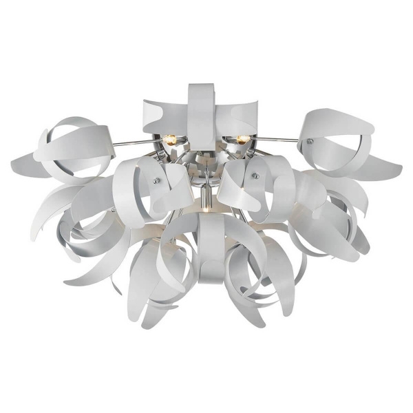 Lussole LOFT Металл Хром / белый Без плафона Люстра G9 5W GRLSA-5927-09