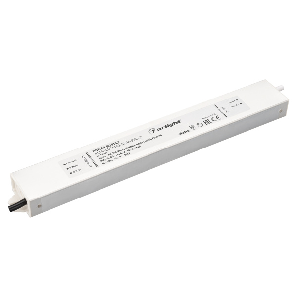 Arlight Блок питания ARPV-LG24100-SLIM-PFC-D (24V, 4.2A, 100W) (IP67 Металл, 5 лет) 031722