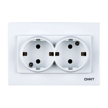 CHINT Двойная телефонная розетка 4 контактная