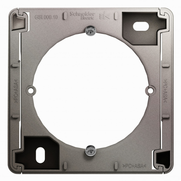 Systeme Electric Glossa Платина Коробка для наружного монтажа