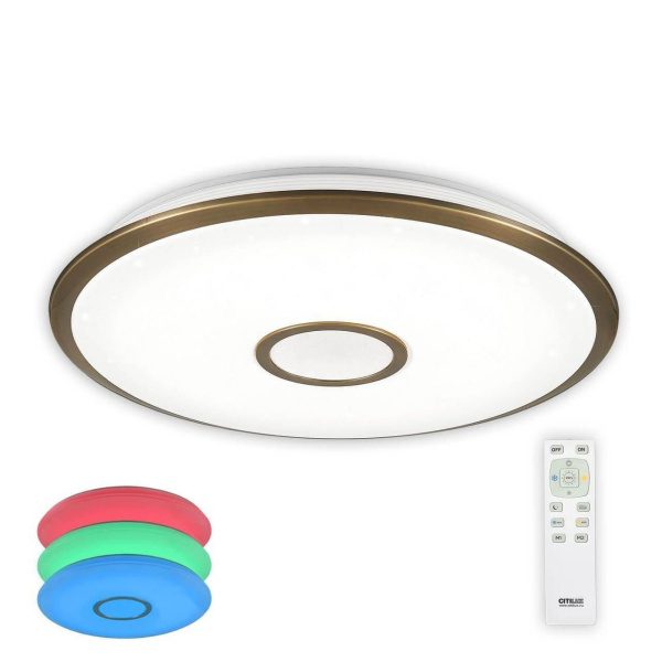 Citilux CL70383RGB СтарЛайт Бронза LED Светильник с пультом