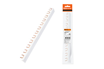 TDM Шина соединительная 1П 63А FORK (вилка) 12FORK (инд. упак.) SQ0802-0102