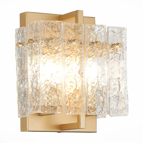 ST Luce SL1632.201.02 Бра Шампань/Прозрачный E14 2*60W