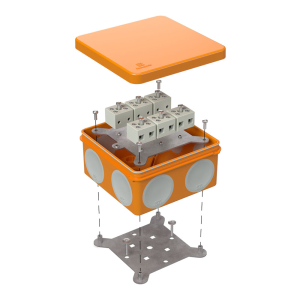 Промрукав Коробка огнестойкая для о/п двухкомпонентная 60-0300-FR6.0-12 Е15-Е120 100х100х50