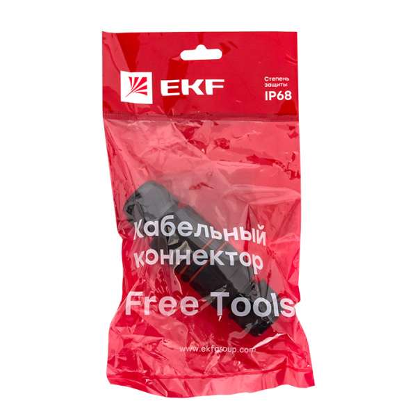 Купить EKF PROxima Кабельный коннектор I-образный (СМК 5PIN) IP68 FreeTools