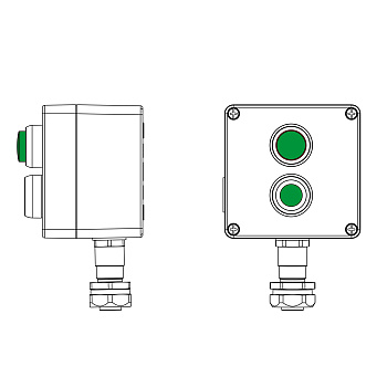 DKC CPE-A-12-(1xP1G(11)-1xLG(250))-1xKAEPM2MHK-20(C)1Ex d e IIC Т5 Gb / Ex tb IIIC T95°C Db IP66