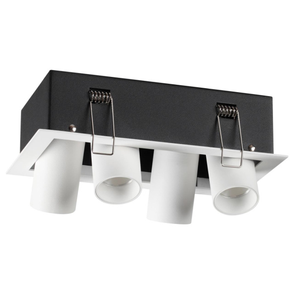 Novotech 358329 NT19 000 белый/черный Встраиваемый светильник IP20 LED 4000К 4*7W 220V IMAN