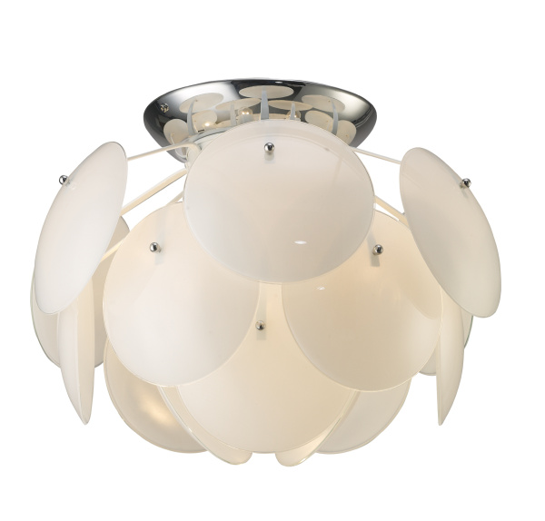 Favourite Megapolis Хром/Белый Светильник потолочный 7*E14*40W 1309-7U