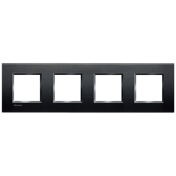Купить BT LL Антрацит Рамка прямоугольная, 2+2+2+2 мод LNA4802M4AR