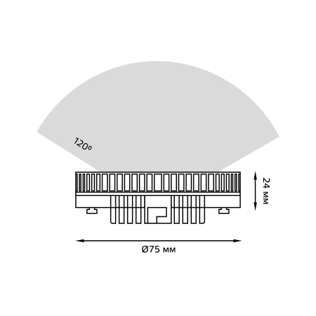 Купить Gauss Лампа GX53 6W 460lm 3000K LED 108008106