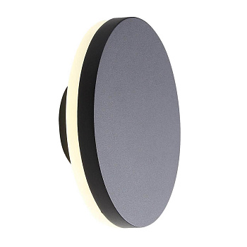 ST Luce SL087.401.01 Светильник уличный настенный Черный кварцевый LED 1*12W