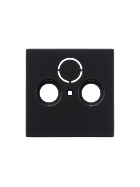 Купить ABB BJE Solo/Future Черный бархат Накладка TV/TV-SAT розетки 2CKA001724A4298