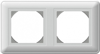 Systeme Electric Wessen 59 Aqua Бел Рамка 2-ая IP44