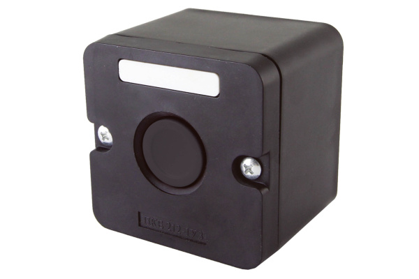 TDM ПКЕ 222-1 У2, черная кнопка, IP54 SQ0742-0020