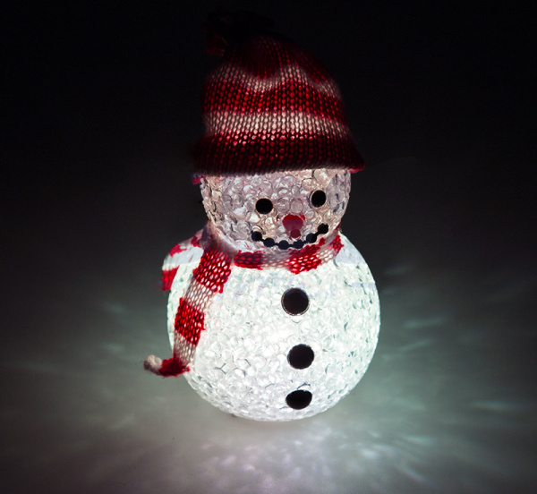 Купить NEON-NIGHT Фигура светодиодная "Снеговик" 10см, RGB 513-019