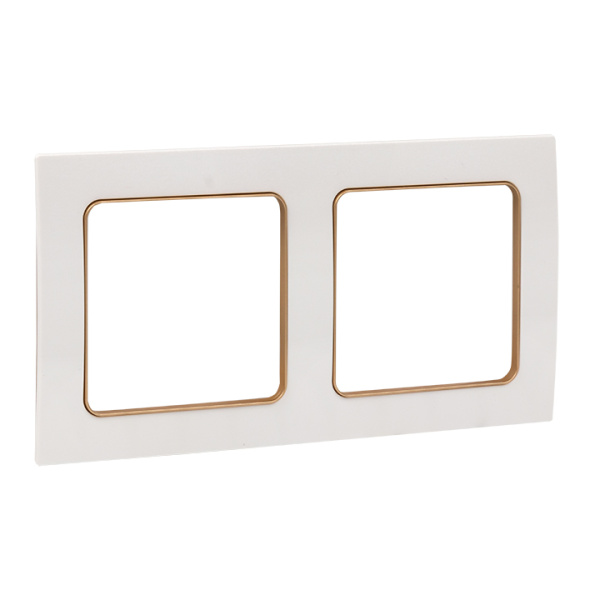 Купить EKF PROxima Стокгольм Белый Линия шампань Рамка 2-ая