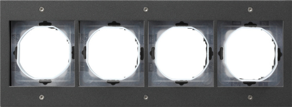 Gira TX-44 Антрацит Рамка 4-ая 021467