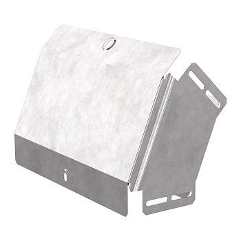 Промрукав Угол вертикальный внешний 45 градусов с крышкой Стандарт 300х100 PR16.0560