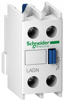 SE Contactors D Telemecanique Контакт дополнительный фронтальный 2НЗ для контакторов cерии D LADN02 SE Contactors D Telemecanique Контакт дополнительный фронтальный 2НЗ для контакторов cерии D LADN02