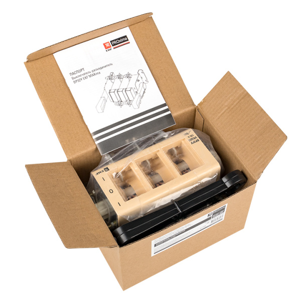 Купить EKF PROxima Выключатель-разъединитель ВР32У-31А71220 100А 2 направ. с д/г камерами несъемная левая/правая рукоятка MAXima