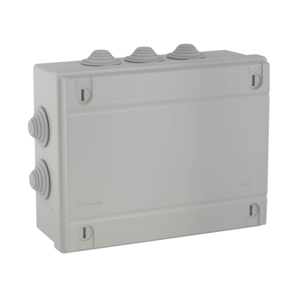 DKC Коробка ответвит. с кабельными вводами 2х40мм + 6х32мм, IP55, 240х190х90мм