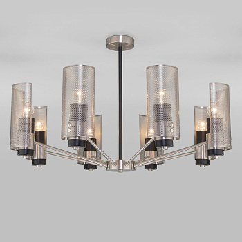 Eurosvet Люстра в стиле лофт 70139/8 никель a057948