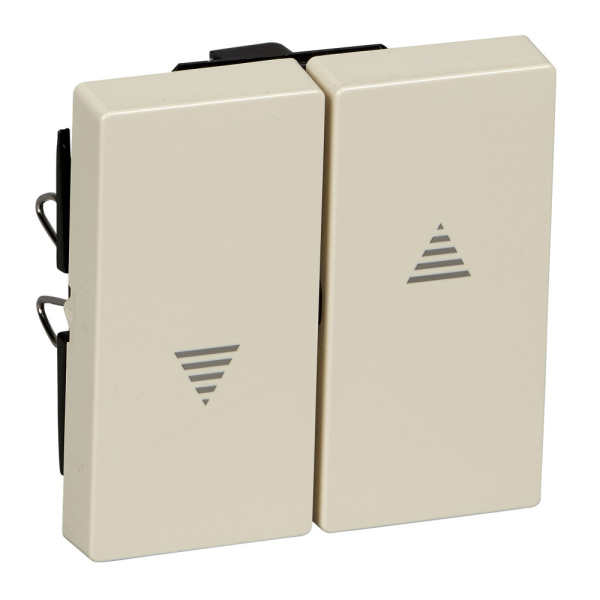 SE Merten SM Беж глянец Клавиша 2-ая жалюзийная MTN432444