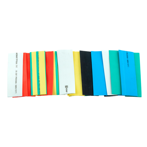 Купить EKF PROxima Термоусаживаемая трубка ТУТ нг 20/10 набор:7 цветов по 3шт. 100мм.