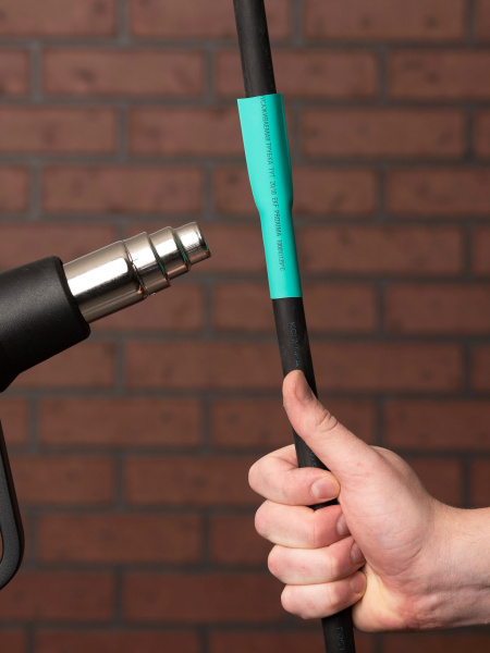 Купить EKF PROxima Термоусаживаемая трубка ТУТ нг 20/10 зелёная рулон