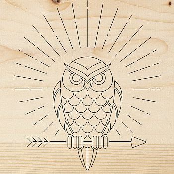 Доска для выжигания, 1 шт. "Сова" Rexant 12-0902